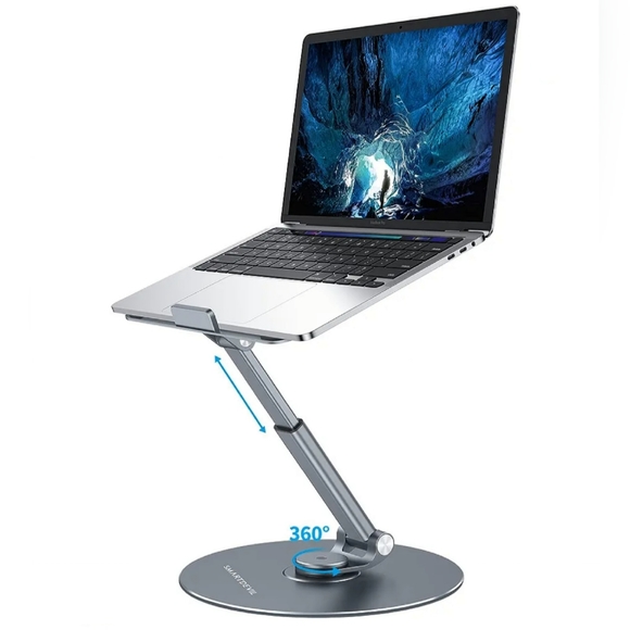Smartdevil Other - Laptop Stand Ergonomic Height Adjustable Rotates Cooling Ventilated Stability
